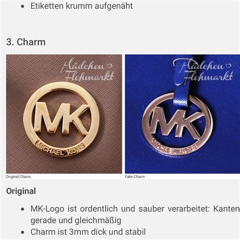 michael kors zeichen fälschung|michael kors fingerprints.